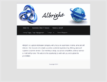 Tablet Screenshot of albrightgroups.com